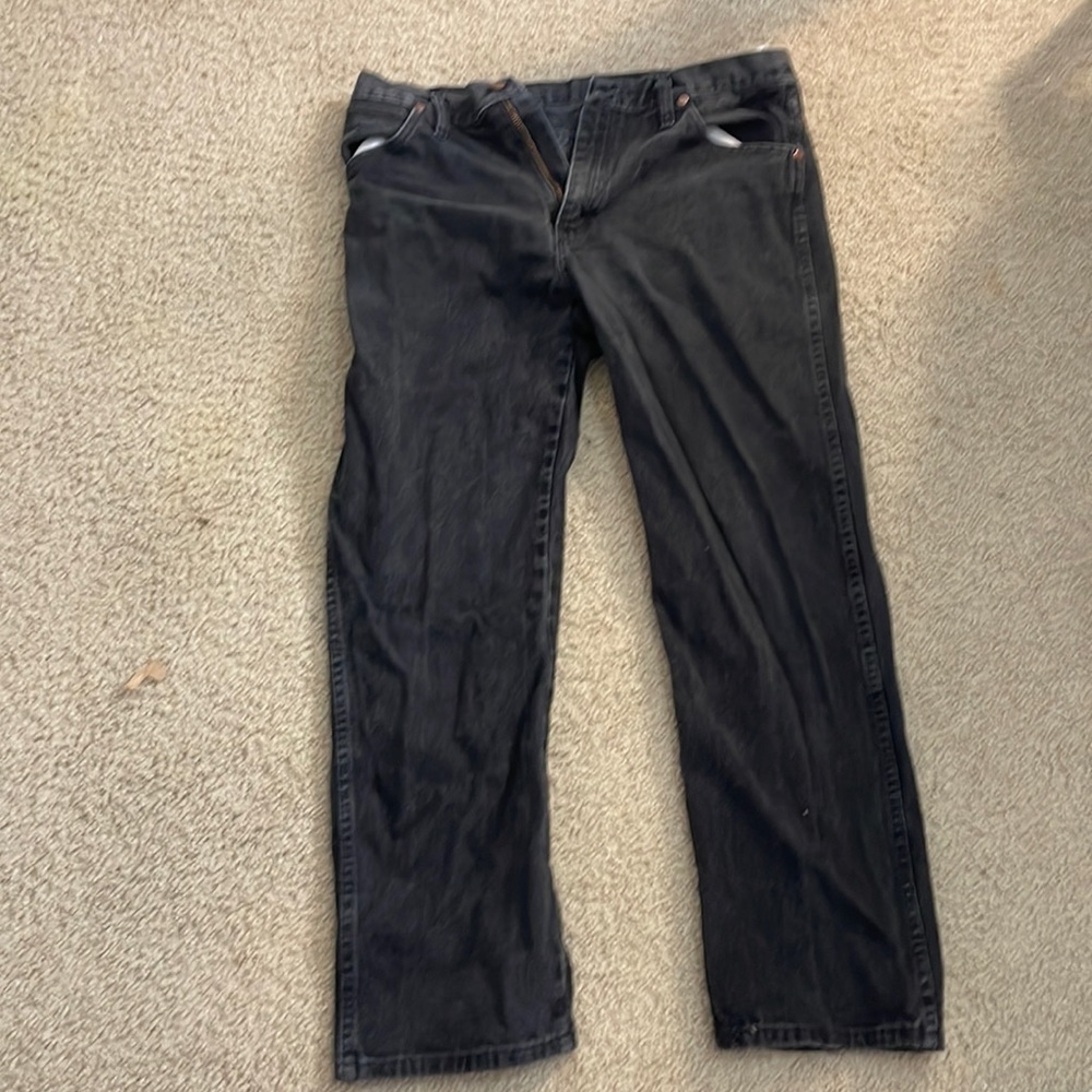 Black/Grey Wrangler Jeans